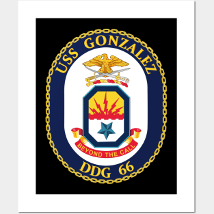 USS Gonzalez (DDG 66) wo Txt Posters and Art